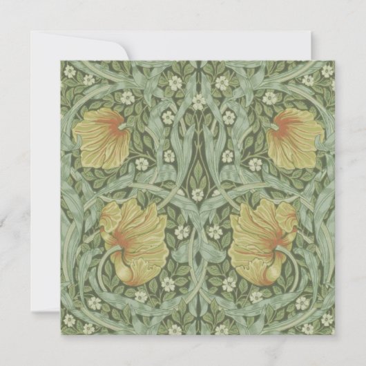 Pimpernel Pattern (door William Morris) Kaart (Voorkant)