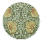 Pimpernel Pattern (door William Morris) Keramische Knop (Voorkant)