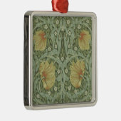 Pimpernel Pattern (door William Morris) Metalen Ornament (Rechts)