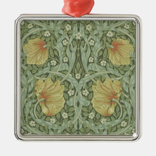 Pimpernel Pattern (door William Morris) Metalen Ornament (Voorkant)