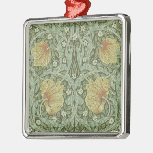 Pimpernel Pattern (door William Morris) Metalen Ornament (Links)