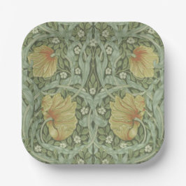 Pimpernel Pattern (door William Morris) Papieren Bordje