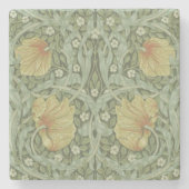 Pimpernel Pattern (door William Morris) Stenen Onderzetter (Voorkant)
