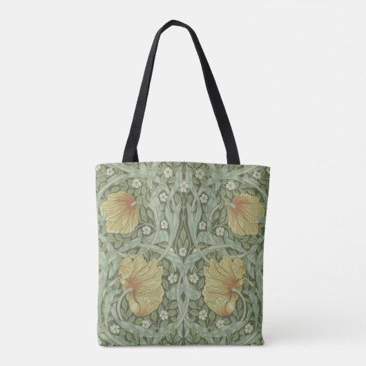 Pimpernel Pattern (door William Morris) Tote Bag (Achterkant)