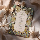  Pimpernel Pattern William Morris Folie Uitnodiging