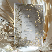  Pimpernel Pattern William Morris Folie Uitnodiging