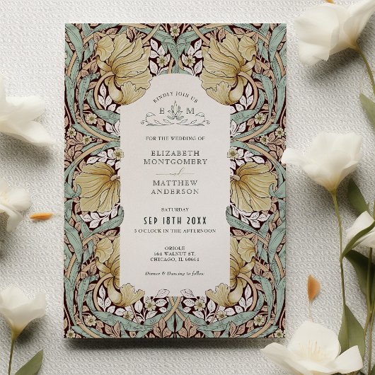 Pimpernel Pattern William Morris Kaart