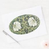 Pimpernel Pattern William Morris Ovale Sticker (Envelop)