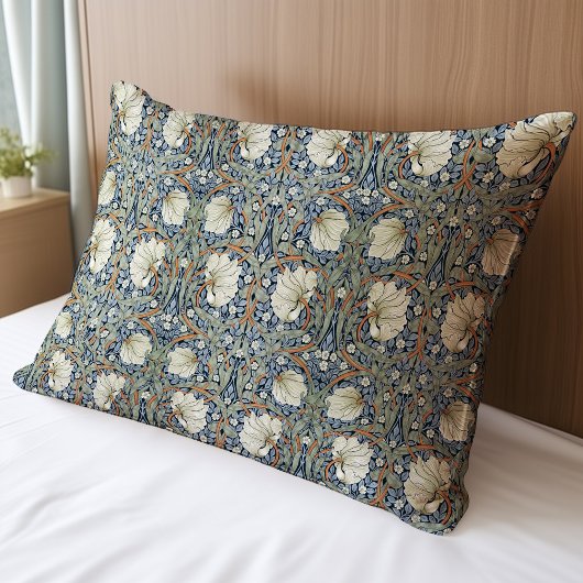 Pimpernel Poeder Blauw & Sage Groen Patroon Morris Kussensloop