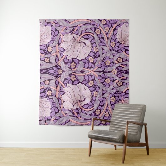 Pimpernel Purple, William Morris Wandkleed (In situ)