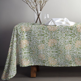 Pimpernel Sage Green Blush William Morris Floral Tafelkleed