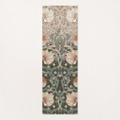 Pimpernel Sage Green & Dusty Pink William Morris Yogamat (Voorkant)