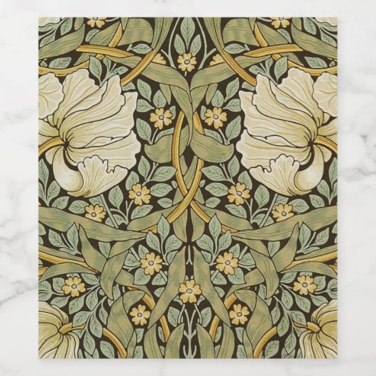 Pimpernel schilderen wijn etiket (Enkel label)