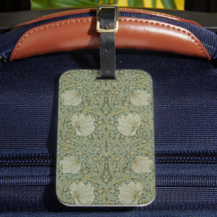 Pimpernel van William Morris Floral Textile Bagagelabel