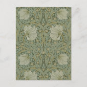 Pimpernel van William Morris  Floral Textile Briefkaart (Voorkant)