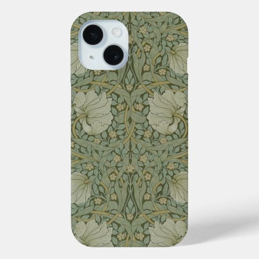 Pimpernel van William Morris  Floral Textile Case-Mate iPhone Case (Achterkant)