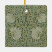Pimpernel van William Morris  Floral Textile Keramisch Ornament (Voorkant)