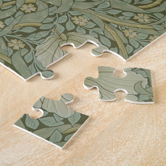Pimpernel van William Morris Floral Textile Legpuzzel (Zijkant)