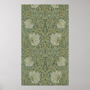 Pimpernel van William Morris Floral Textile Poster
