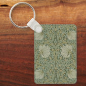 Pimpernel van William Morris  Floral Textile Sleutelhanger (Voorkant)