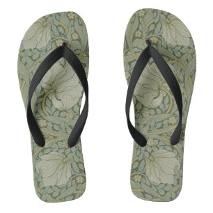 Pimpernel van William Morris Vintage Bloemendecor Teenslippers