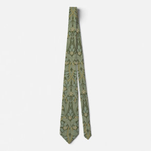 Pimpernel van William Morris Vintage Bloemendecora Stropdas