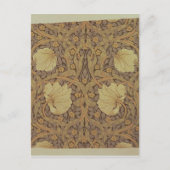 'Pimpernel' wallpapierontwerp, 1876 Briefkaart (Voorkant)