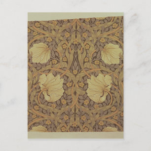 'Pimpernel' wallpapierontwerp, 1876 Briefkaart