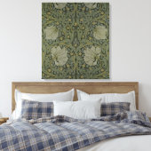 'Pimpernel' wallpapierontwerp, 1876 Canvas Afdruk (Insitu (Slaapkamer))