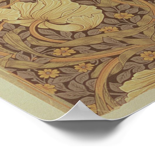 'Pimpernel' wallpapierontwerp, 1876 Poster (Hoek)