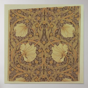 'Pimpernel' wallpapierontwerp, 1876 Poster