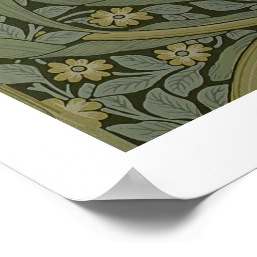 'Pimpernel' wallpapierontwerp, 1876 Poster (Hoek)