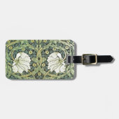 Pimpernel White Poppies William Morris Bagagelabel (Voorkant horizontaal)