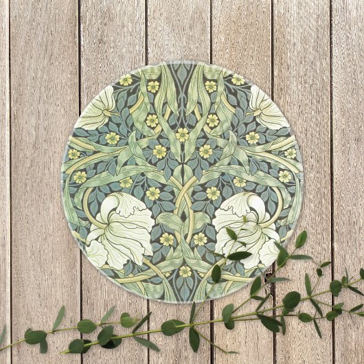 Pimpernel White Poppies William Morris Zandsteen Onderzetter