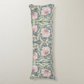 Pimpernel, William Morris, Bloemenpatroon, Kunst Lichaamskussen (Voorkant Verticaal)
