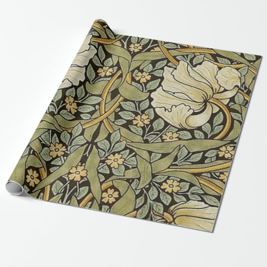 Pimpernel William Morris Cadeaupapier (Uitgerold)