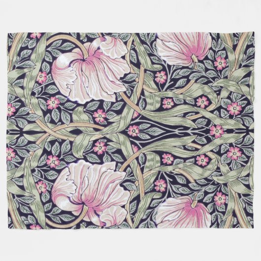 Pimpernel, William Morris Fleece Deken (Voorkant (Horizontaal))