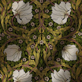 Pimpernel William Morris Floral Victoriaans Patter Tafelkleed