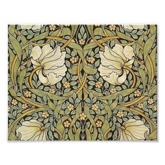 Pimpernel William Morris Foto Afdruk (Voorkant)