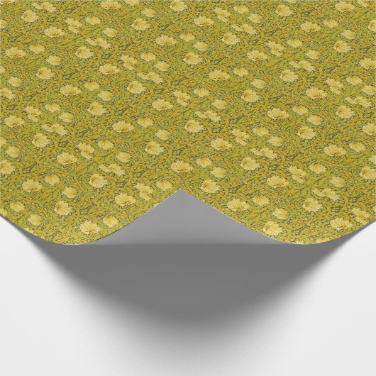 Pimpernel William Morris Pattern Bloemen Cadeaupapier (Hoek)