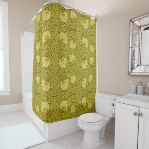Pimpernel William Morris Pattern Bloemen Douchegordijn
