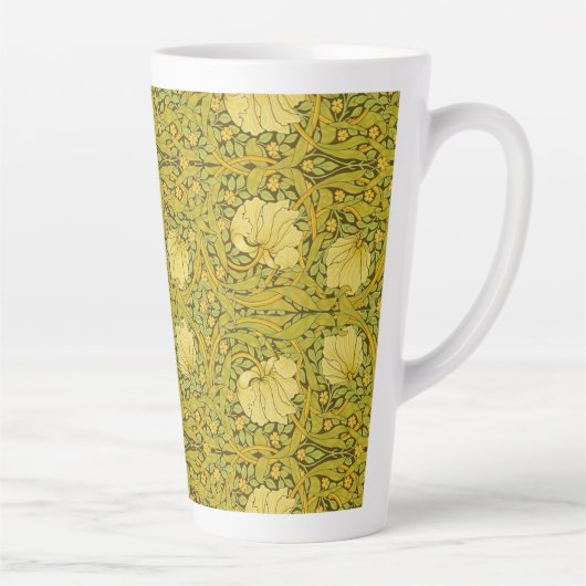 Pimpernel William Morris Pattern Bloemen Latte Mok (Rechts)