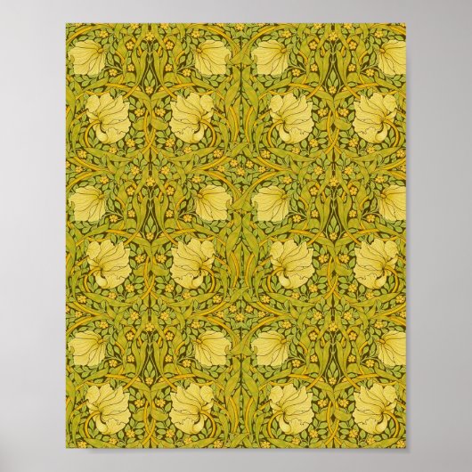 Pimpernel William Morris Pattern  Bloemen Poster (Voorkant)