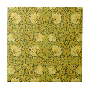 Pimpernel William Morris Pattern -  Bloemen Tegeltje