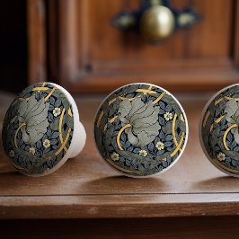 Pimpernel William Morris Pattern Victoriaans Keramische Knop