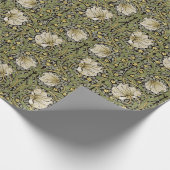 Pimpernel William Morris - SAGE Olijfpakpapier Cadeaupapier (Hoek)