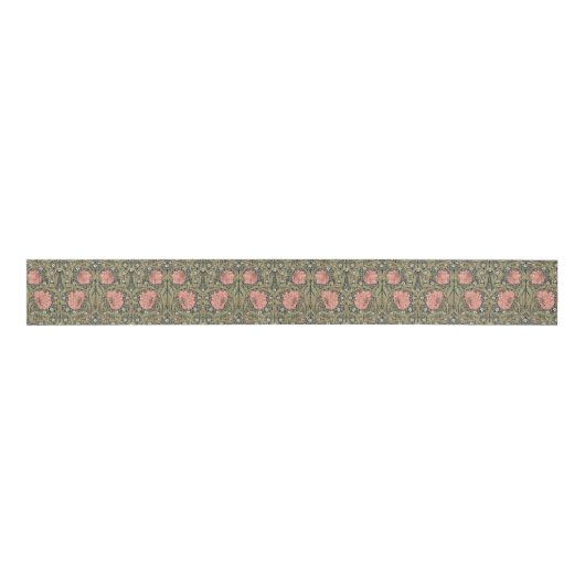 Pimpernel William Morris - SAGE PEACH Grosgrain Ri Grosgrain Lint (Voorkant)