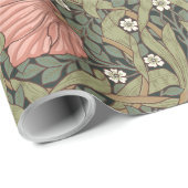 Pimpernel William Morris - SAGE PEACH Wrapping Pap Cadeaupapier (Rol Hoek)