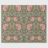 Pimpernel William Morris - SAGE PEACH Wrapping Pap Cadeaupapier (Vlak)