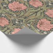 Pimpernel William Morris - SAGE PEACH Wrapping Pap Cadeaupapier (Hoek)
